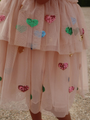 Yvonne's striking tulle dress