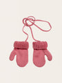 Merinowollhandschuhe mit Schnur