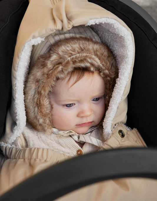 Warm footmuff for the Pure Khaki car seat