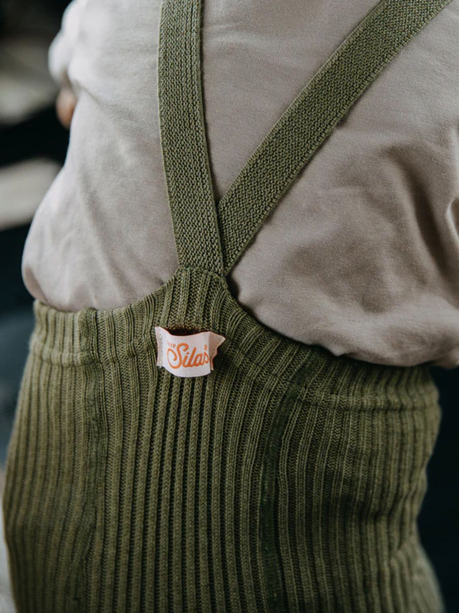 Ciepłe bawełniane legginsy na szelkach Hippy