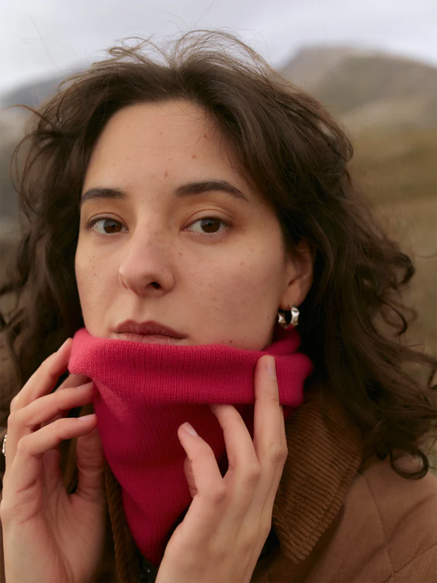 Fine merino wool scarf 'Fine'