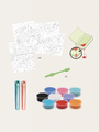 Art set with markers and glitter - Rainbow fish
