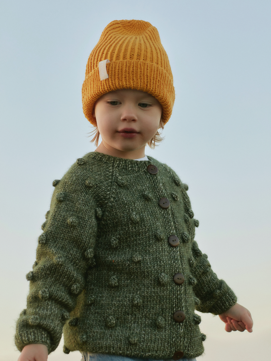 Chunky merino wool hat