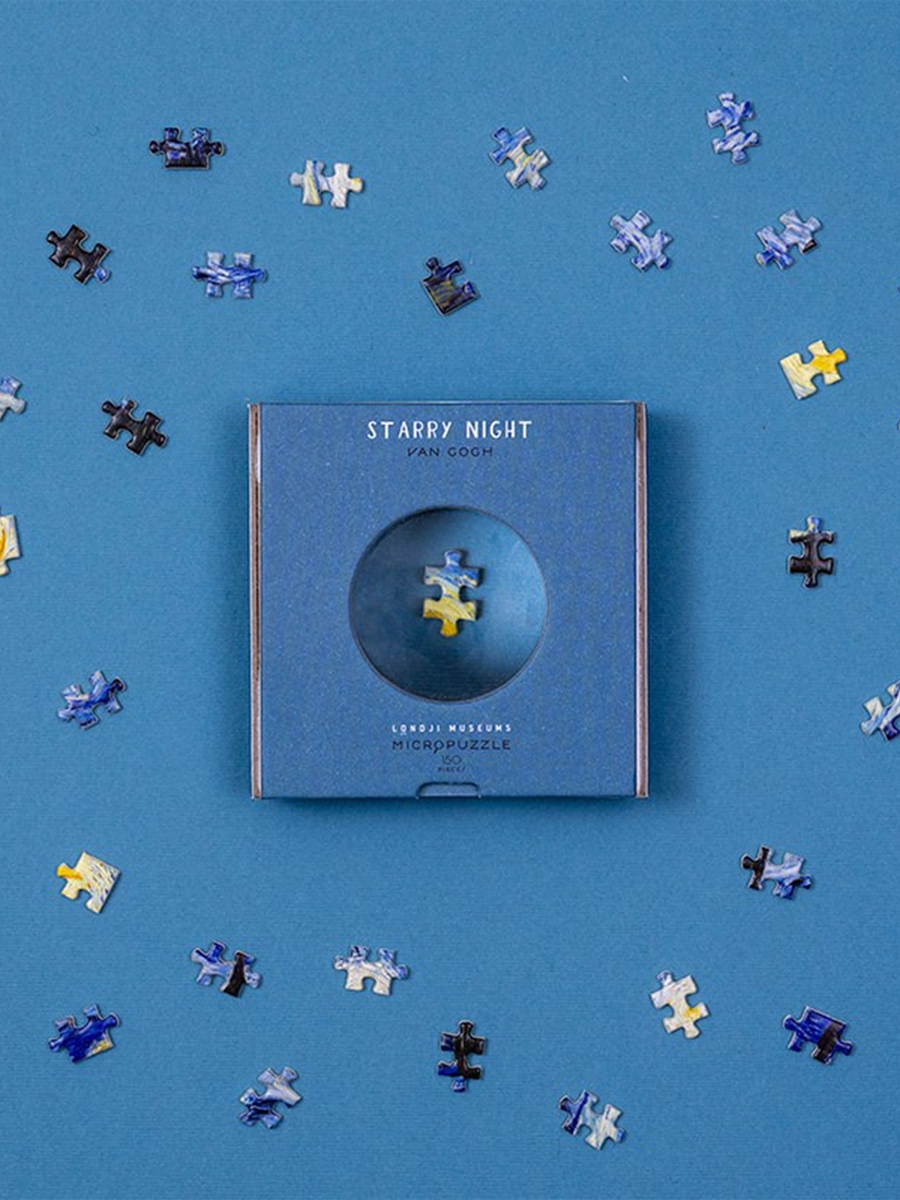 Mikro puzzle Starry Night Van Gogh - 150 elementów