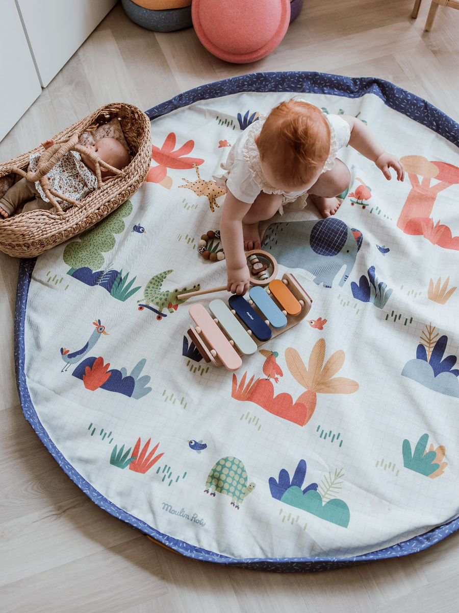 Play mat and toy bag 2 in 1 ⌀ 140 cm
