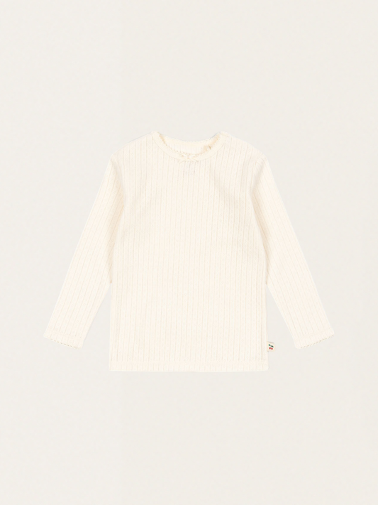 Baumwoll-Langarmshirt Minnie Buttercreme
