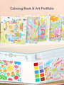 Large watercolor coloring book