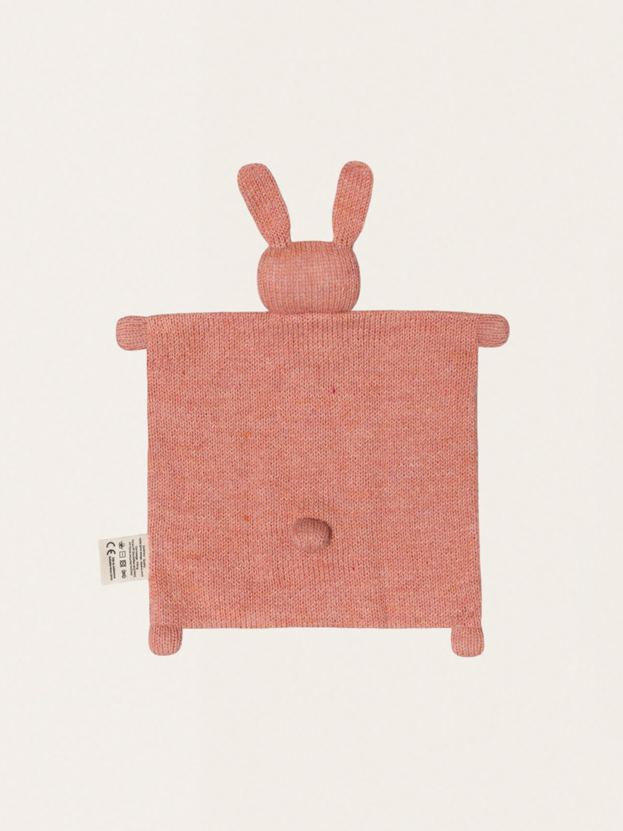 Baby-Alpaka-Hase aus Rosenwolle, Kuscheltier