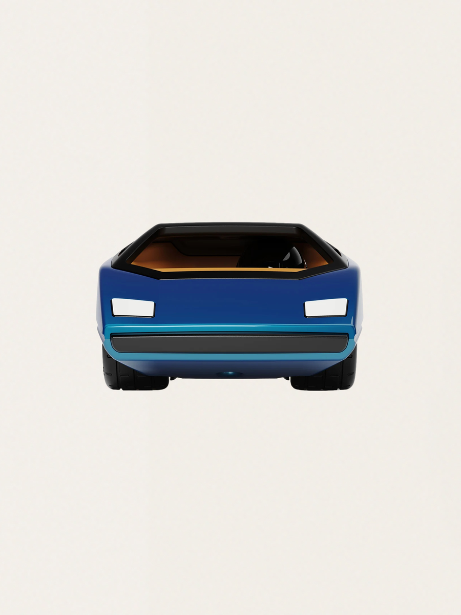 Vintage-UFO-Auto im Lamborghini-Stil