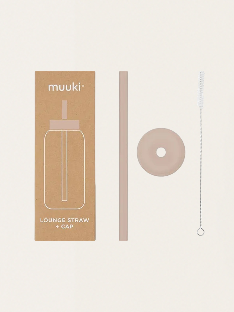 Zestaw rurka, szczoteczka i nasadka do butelki Muuki 720 ml
