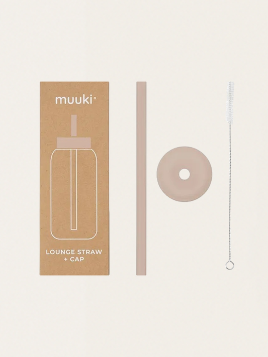 Set of straw, brush and cap for Muuki bottle 720 ml