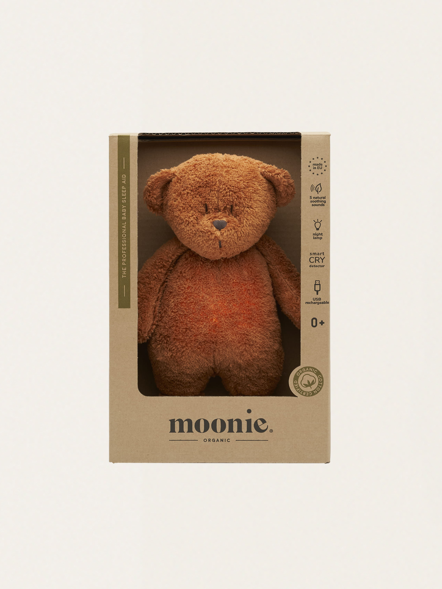 Moonie Organic 2.0 Humming Bear with Night Light