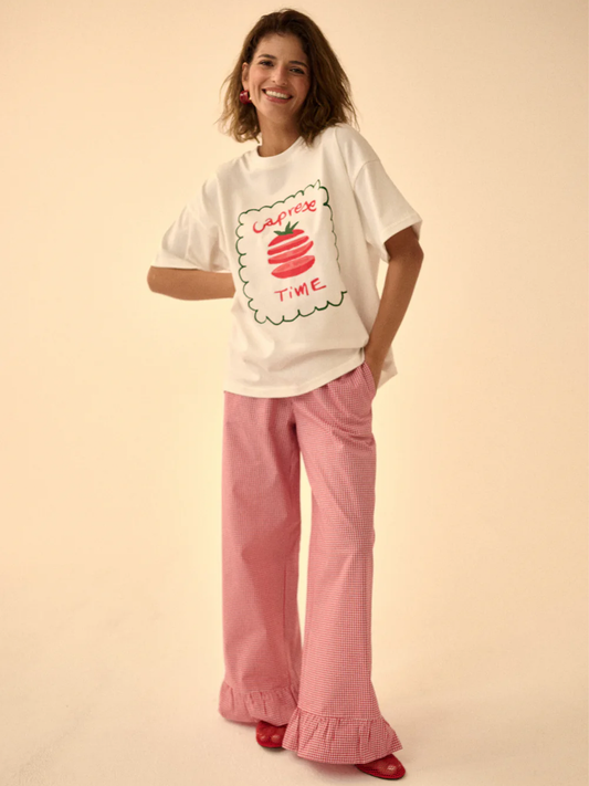 Übergroßes Caprese-T-Shirt