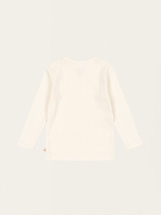 Baumwoll-Langarmshirt Minnie Buttercreme