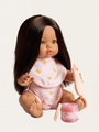 Magic jar with a spoon for feeding a doll - Strawberry