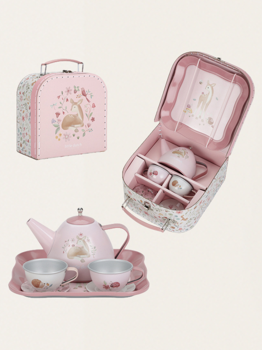 Fairy Garden Tea Set in a Case