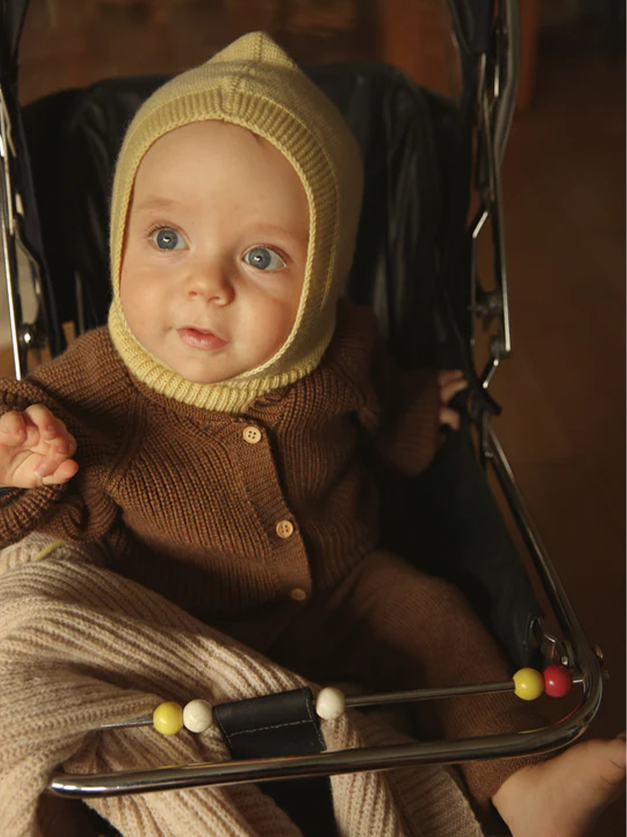 Seamless balaclava made of Italian merino wool