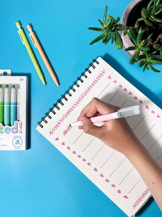 2-in-1 Fineliner mit Textmarker, notiert!