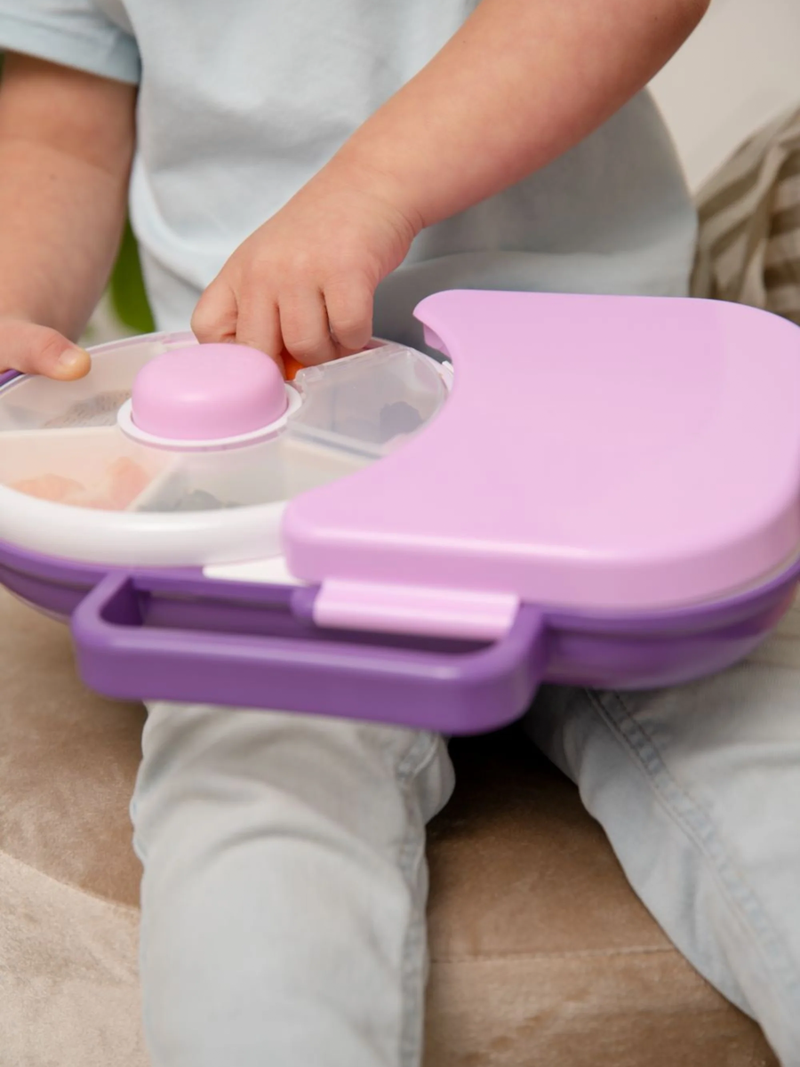 Lunchbox mit drehbarem 2-in-1-Snackbehälter
