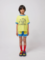 Kids Color Block Blue Soft Terry Shorts