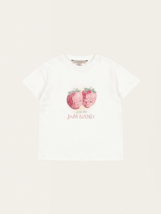 Baumwoll-T-Shirt mit Leinen-Era-T-Shirt