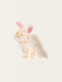 Rabbit hair clip