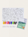 Large A3 silicone coloring mat - Dinosaurs