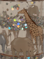 Glitzerbrillen 2 Stück Safari