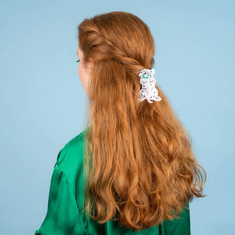 Dalmatian Hair Clip