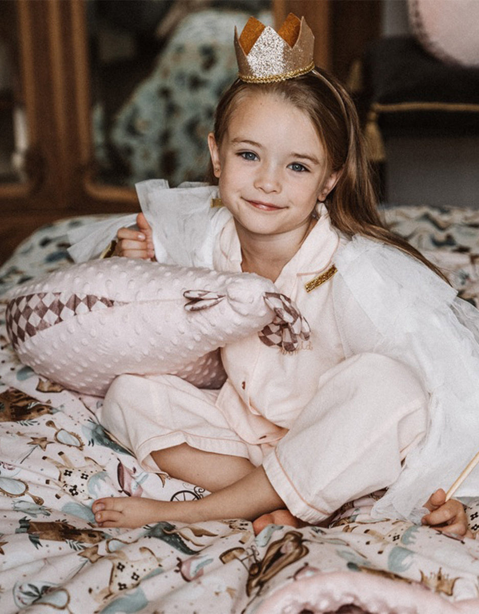 Dwustronny kocyk bawełniany Velvet
