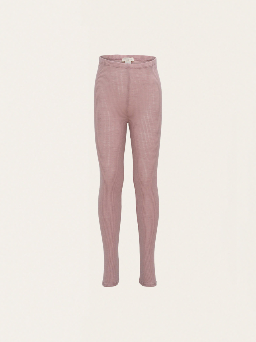 Arona Leggings aus Merinowolle – Altrosa
