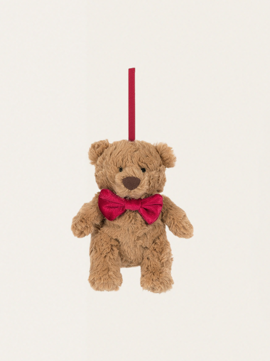 Miś Bartłomiej Jellycat - Pluszowa ozdoba choinkowa 11 cm