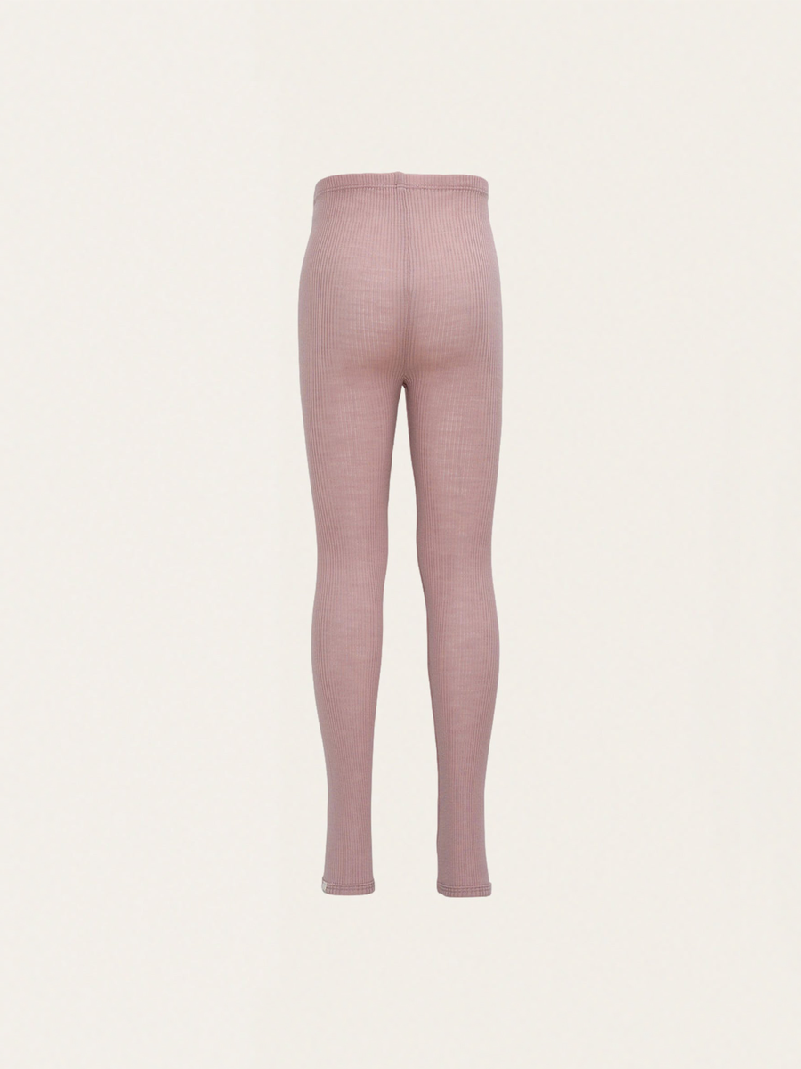 Arona Leggings aus Merinowolle – Altrosa