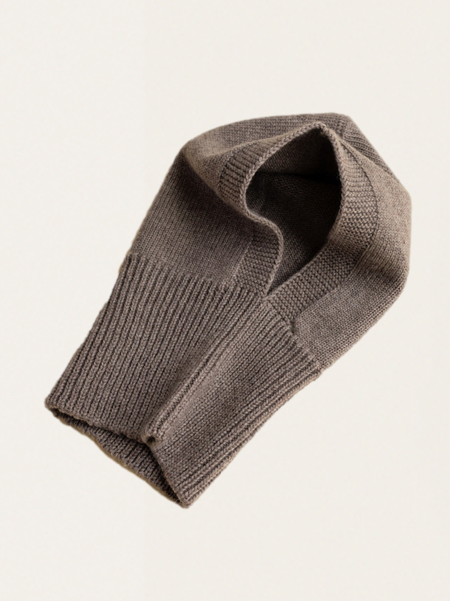 Seamless balaclava made of Italian merino wool