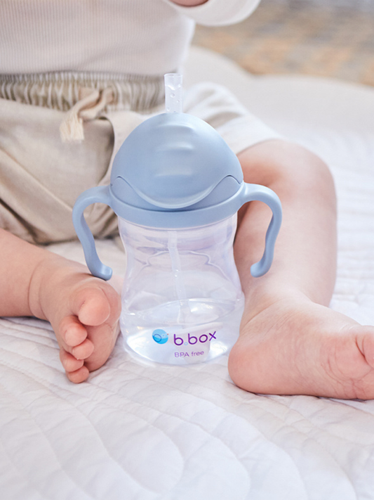 Innovative 240 ml bottle with straw