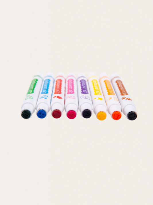 Doppelseitige Marker mit Stempeln