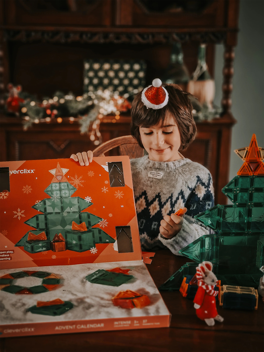 Klocki magnetyczne Advent Calendar - 37 el.