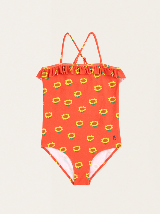 Kids Sunflower All Over Swimsuit