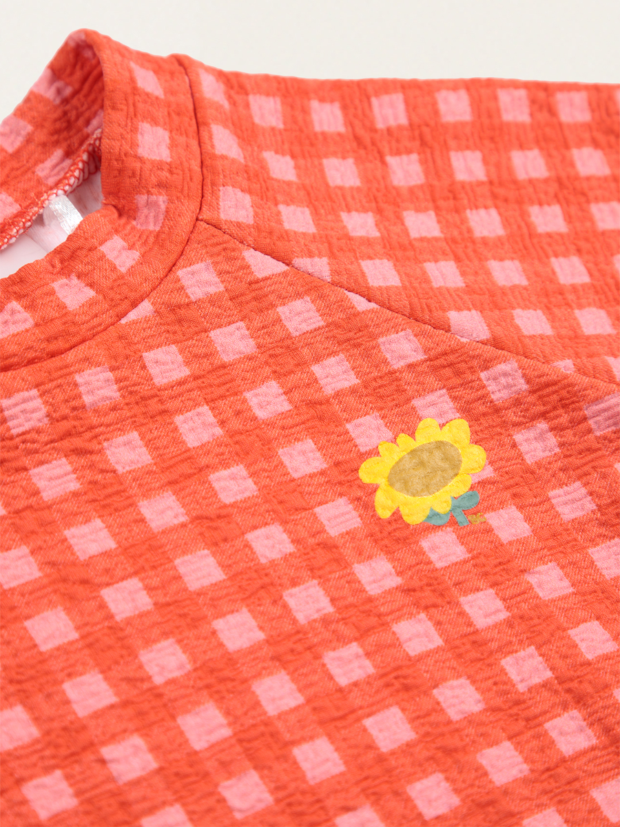 Baby Vichy UV-Schutz Schwimm-T-Shirt