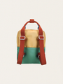 Wonders small children's backpack sandy yellow + aquatic green