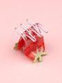 Mini-Haarspange mit Kirschtomatenmotiv