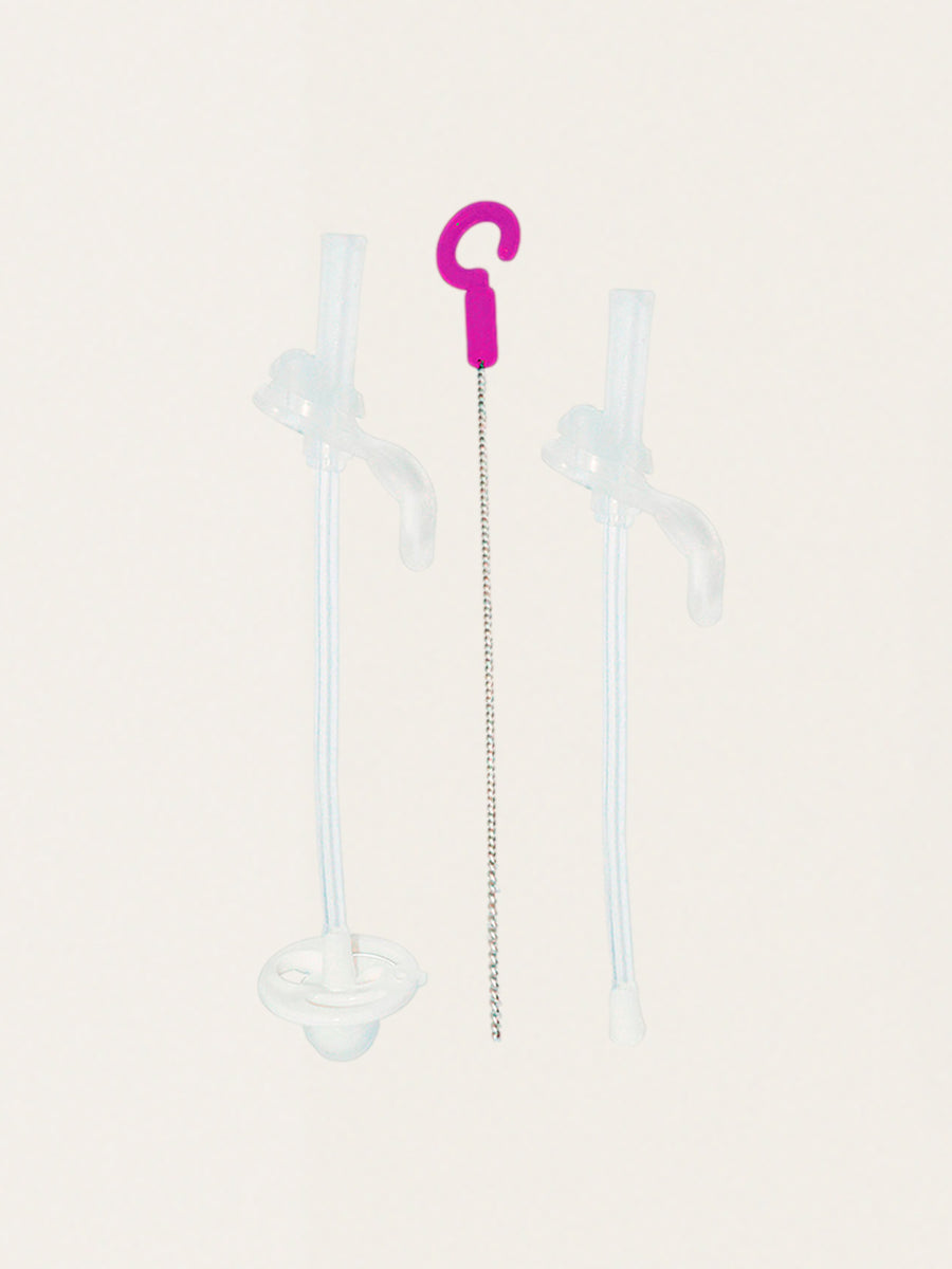 Replacement straws (2 pcs.) and bottle brush