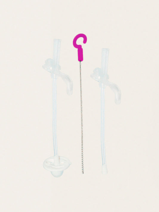 Replacement straws (2 pcs.) and bottle brush
