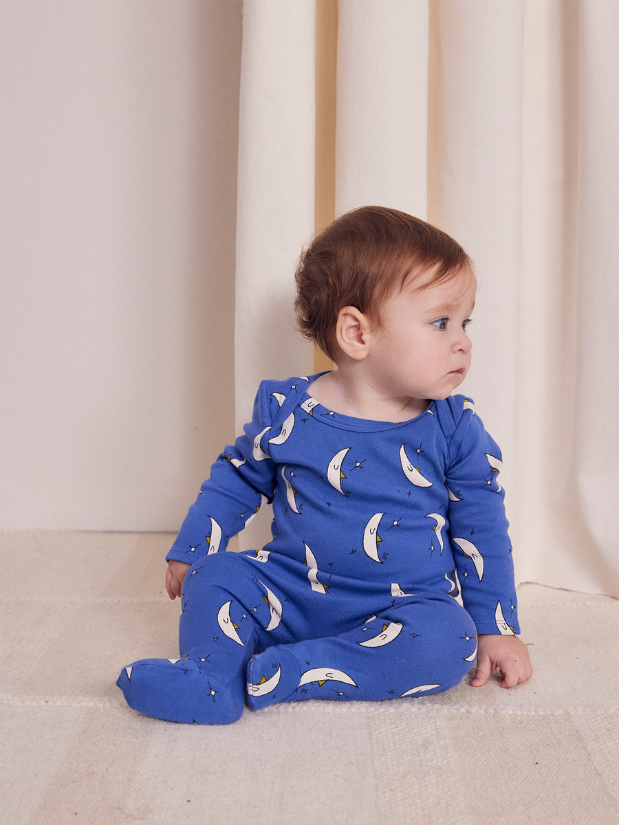 Cotton leggings with baby feet