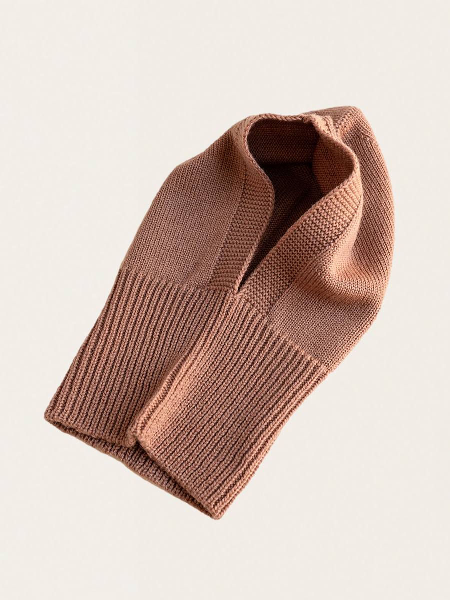 Seamless balaclava made of Italian merino wool