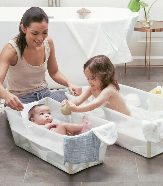 Składana wanienka dla dzieci z wkładką Flexi Bath Bundle