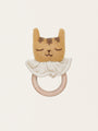 Teether with rattle