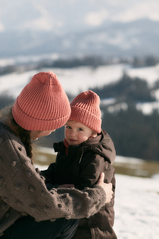 Chunky merino wool hat