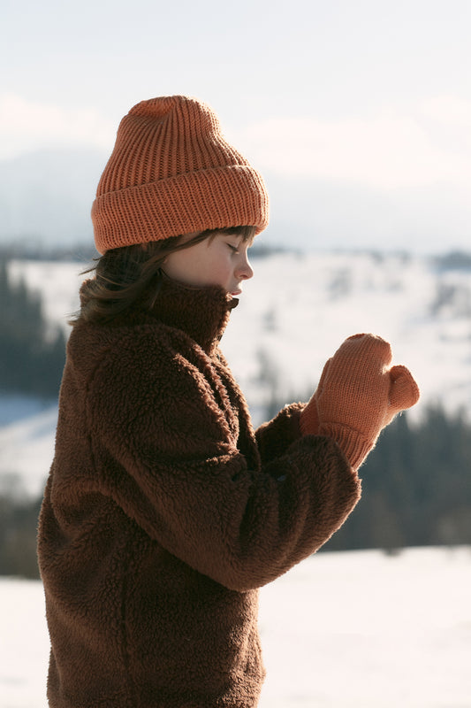 Chunky merino wool hat