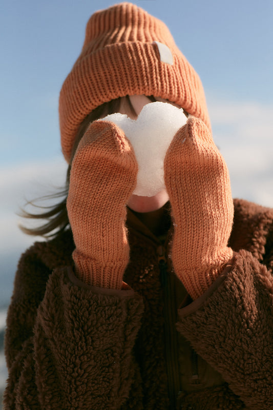 Chunky merino wool hat